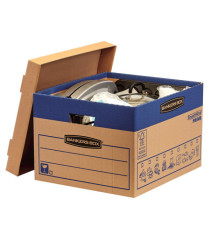 Scatola SmoothMove Prime Fastfold - per traslochi - 37 L - cartone - Bankers Box