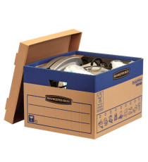 Scatola SmoothMove Prime Fastfold - per traslochi - 37 L - cartone - Bankers Box