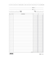 Schede - 2 colonne - 24x17 cm (verticale) - Edipro - bianco - conf. 100 pezzi Schede - 2 colonne - 24x17 cm (verticale) - Edipro - bianco - conf. 100 pezzi