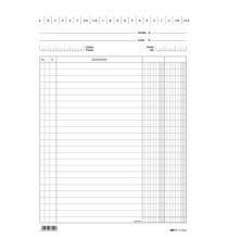 Schede - 2 colonne - 24x17 cm (verticale) - Edipro - bianco - conf. 100 pezzi Schede - 2 colonne - 24x17 cm (verticale) - Edipro - bianco - conf. 100 pezzi