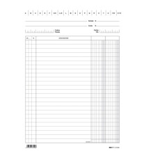 Schede - 2 colonne - 24x17 cm (verticale) - Edipro - bianco - conf. 100 pezzi Schede - 2 colonne - 24x17 cm (verticale) - Edipro - bianco - conf. 100 pezzi