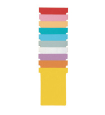 Schede a T indice 1 bianche per Professional Planner - Nobo - conf. 100 pezzi