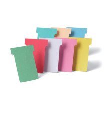 Schede a T indice 2 bianche per Professional Planner - Nobo - conf. 100 pezzi Schede a T indice 2 bianche per Professional Planner - Nobo - conf. 100 pezzi