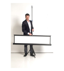 Schermo di proiezione su treppiede - 150 x 150 cm - bianco - Bi-Office