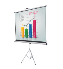 Schermo di proiezione su treppiede - formato 16:10 - 175 x 115 cm - Nobo