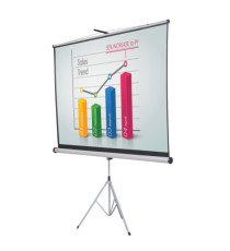 Schermo di proiezione su treppiede - formato 16:10 - 175 x 115 cm - Nobo