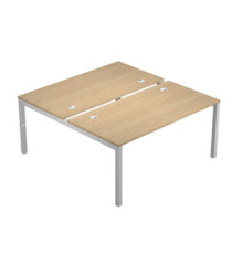 Scrivania a 2 postazioni contrapposte Agorà - 160 x 168 x 72,5 cm - rovere Scrivania a 2 postazioni contrapposte Agorà - 160 x 168 x 72,5 cm - rovere
