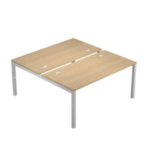 Scrivania a 2 postazioni contrapposte Agorà - 160 x 168 x 72,5 cm - rovere Scrivania a 2 postazioni contrapposte Agorà - 160 x 168 x 72,5 cm - rovere