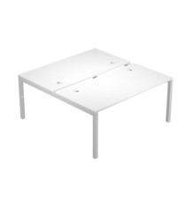 Scrivania Agorà a 2 postazioni contrapposte - 120 x 168 x 72,5 cm - bianco Scrivania Agorà a 2 postazioni contrapposte - 120 x 168 x 72,5 cm - bianco