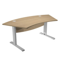 Scrivania Agorà Direction - fianchi a L in metallo - 190 x 96 x 73 cm - rovere Scrivania Agorà Direction - fianchi a L in metallo - 190 x 96 x 73 cm - rovere