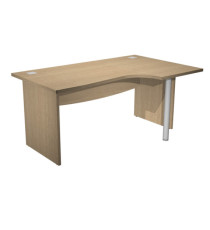 Scrivania Agorà Direction Compact - DX - fianco pannello - L 180 cm - rovere Scrivania Agorà Direction Compact - DX - fianco pannello - L 180 cm - rovere