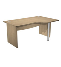 Scrivania Agorà Direction Compact - DX - fianco pannello - L 180 cm - rovere Scrivania Agorà Direction Compact - DX - fianco pannello - L 180 cm - rovere