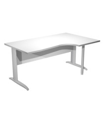 Scrivania Compact Destro - 160 x 60/80/100 cm - piano bianco Scrivania Compact Destro - 160 x 60/80/100 cm - piano bianco