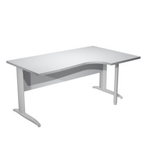 Scrivania Compact Destro - 160 x 60/80/100 cm - piano grigio Scrivania Compact Destro - 160 x 60/80/100 cm - piano grigio