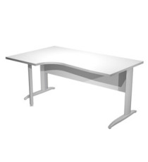 Scrivania Compact Sinistro - 160 x 60/80/100 cm - piano bianco Scrivania Compact Sinistro - 160 x 60/80/100 cm - piano bianco