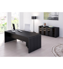 Scrivania direzionale Prestige - 180 x 90 x 74 cm - nero venato Scrivania direzionale Prestige - 180 x 90 x 74 cm - nero venato