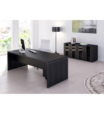 Scrivania direzionale Prestige - 210 x 90 x 74 cm - nero venato Scrivania direzionale Prestige - 210 x 90 x 74 cm - nero venato