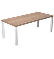 Scrivania direzionale Prestige Quadro - 180 x 90 cm - ciliegio arabis/bianco Scrivania direzionale Prestige Quadro - 180 x 90 cm - ciliegio arabis/bianco