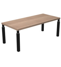 Scrivania direzionale Prestige Quadro - 180 x 90 cm - ciliegio arabis/nero Scrivania direzionale Prestige Quadro - 180 x 90 cm - ciliegio arabis/nero