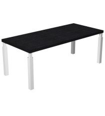 Scrivania direzionale Prestige Quadro - 210 x 90 cm - nero venato/bianco Scrivania direzionale Prestige Quadro - 210 x 90 cm - nero venato/bianco