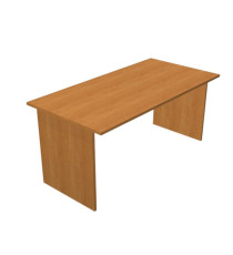 Scrivania Easy - lineare - 120 x 80 x 72 cm - noce chiaro Scrivania Easy - lineare - 120 x 80 x 72 cm - noce chiaro
