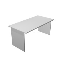 Scrivania Easy - lineare - 140 x 80 x 72 cm - grigio Scrivania Easy - lineare - 140 x 80 x 72 cm - grigio