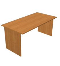 Scrivania Easy - lineare - 140 x 80 x 72 cm - noce chiaro Scrivania Easy - lineare - 140 x 80 x 72 cm - noce chiaro
