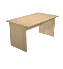 Scrivania Easy - lineare - 140 x 80 x 72 cm - rovere Scrivania Easy - lineare - 140 x 80 x 72 cm - rovere