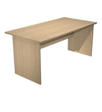 Scrivania Easy - lineare - 160 x 80 x 72 cm - rovere Scrivania Easy - lineare - 160 x 80 x 72 cm - rovere