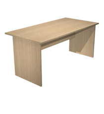 Scrivania Easy - lineare - 160 x 80 x 72 cm - rovere Scrivania Easy - lineare - 160 x 80 x 72 cm - rovere
