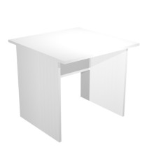 Scrivania Easy - lineare - 80 x 80 x 72 cm - bianco Scrivania Easy - lineare - 80 x 80 x 72 cm - bianco