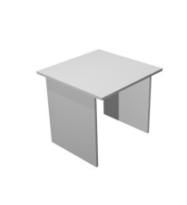 Scrivania Easy - lineare - 80 x 80 x 72 cm - grigio Scrivania Easy - lineare - 80 x 80 x 72 cm - grigio