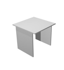 Scrivania Easy - lineare - 80 x 80 x 72 cm - grigio Scrivania Easy - lineare - 80 x 80 x 72 cm - grigio