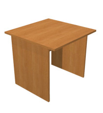 Scrivania Easy - lineare - 80 x 80 x 72 cm - noce chiaro Scrivania Easy - lineare - 80 x 80 x 72 cm - noce chiaro