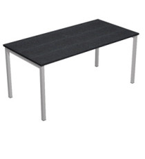 Scrivania Easy Plus - lineare - 120 x 80 x 72,5 cm - nero venato Scrivania Easy Plus - lineare - 120 x 80 x 72,5 cm - nero venato