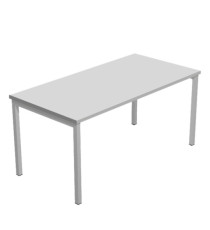 Scrivania Easy Plus - lineare - 160 x 80 x 72,5 cm - grigio Scrivania Easy Plus - lineare - 160 x 80 x 72,5 cm - grigio
