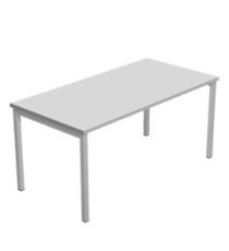 Scrivania Easy Plus - lineare - 160 x 80 x 72,5 cm - grigio Scrivania Easy Plus - lineare - 160 x 80 x 72,5 cm - grigio