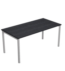 Scrivania Easy Plus - lineare - 160 x 80 x 72,5 cm - nero venato Scrivania Easy Plus - lineare - 160 x 80 x 72,5 cm - nero venato