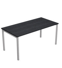 Scrivania Easy Plus - lineare - 160 x 80 x 72,5 cm - nero venato Scrivania Easy Plus - lineare - 160 x 80 x 72,5 cm - nero venato
