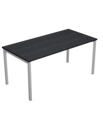 Scrivania Easy Plus - lineare - 160 x 80 x 72,5 cm - nero venato Scrivania Easy Plus - lineare - 160 x 80 x 72,5 cm - nero venato