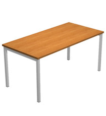 Scrivania Easy Plus - lineare - 160 x 80 x 72,5 cm - noce chiaro Scrivania Easy Plus - lineare - 160 x 80 x 72,5 cm - noce chiaro