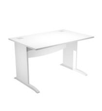 Scrivania Operativa Agorà Basic - fianchi a L melaminico - 120 x 80 x H 73 cm - bianco Scrivania Operativa Agorà Basic - fianchi a L melaminico - 120 x 80 x H 73 cm - bianco