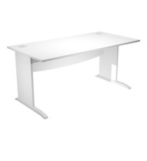 Scrivania Operativa Agorà Basic - fianchi a L melaminico - 140 x 80 x H 73 cm - bianco Scrivania Operativa Agorà Basic - fianchi a L melaminico - 140 x 80 x H 73 cm - bianco