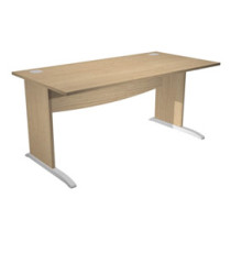 Scrivania Operativa Agorà Basic - fianchi a L melaminico - 140 x 80 x H 73 cm - rovere Scrivania Operativa Agorà Basic - fianchi a L melaminico - 140 x 80 x H 73 cm - rovere