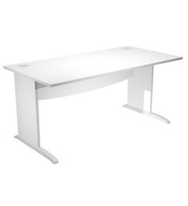 Scrivania Operativa Agorà Basic - fianchi a L melaminico - 160 x 80 x H 73 cm - bianco Scrivania Operativa Agorà Basic - fianchi a L melaminico - 160 x 80 x H 73 cm - bianco