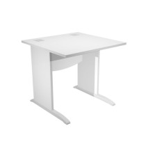 Scrivania Operativa Agorà Basic - fianchi a L melaminico - 80 x 80 x H 73 cm - bianco Scrivania Operativa Agorà Basic - fianchi a L melaminico - 80 x 80 x H 73 cm - bianco