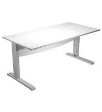 Scrivania Operativa Agorà Basic - fianchi a L metallo - 140 x 80 x L 73 cm - bianco Scrivania Operativa Agorà Basic - fianchi a L metallo - 140 x 80 x L 73 cm - bianco