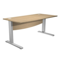Scrivania Operativa Agorà Basic - fianchi a L metallo - 140 x 80 x L 73 cm - rovere Scrivania Operativa Agorà Basic - fianchi a L metallo - 140 x 80 x L 73 cm - rovere