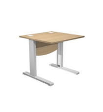 Scrivania Operativa Agorà Basic - fianchi a L metallo - 80 x 80 x L 73 cm - rovere Scrivania Operativa Agorà Basic - fianchi a L metallo - 80 x 80 x L 73 cm - rovere