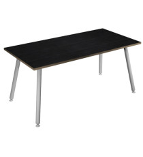 Scrivania Skinny Metal - 120 x 80 x H 74,4 cm - bianco / nero venato Scrivania Skinny Metal - 120 x 80 x H 74,4 cm - bianco / nero venato